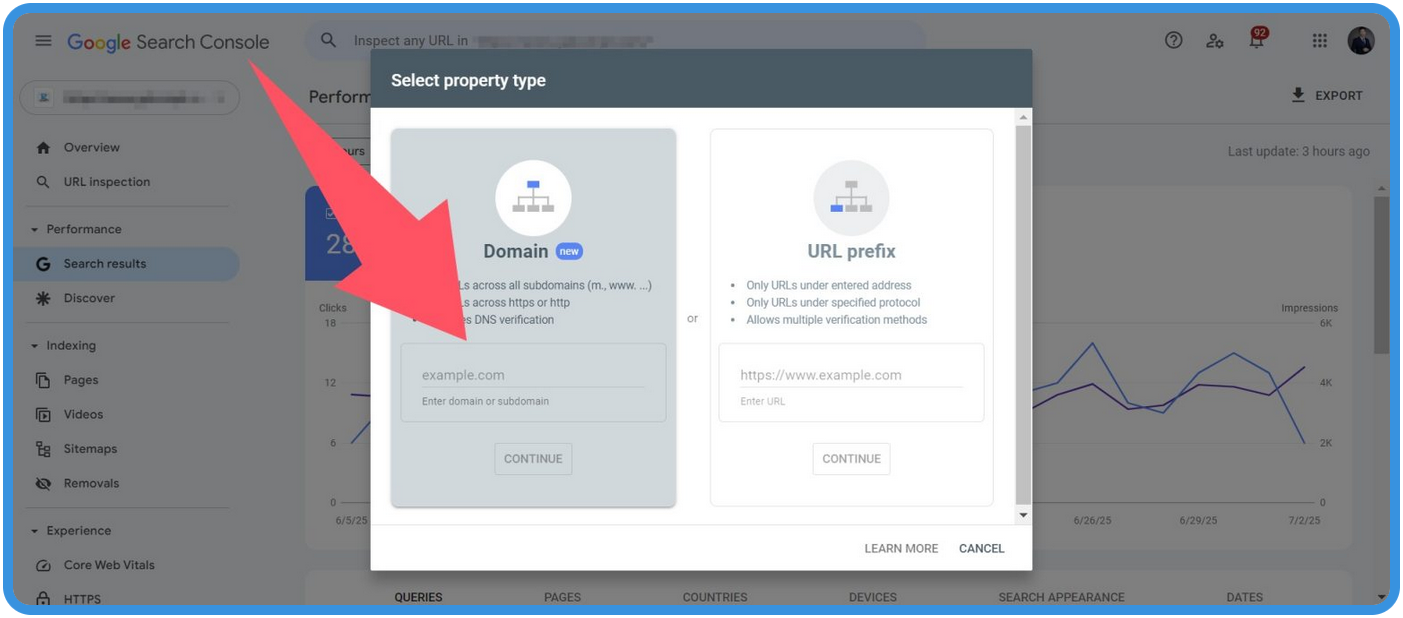google search console seo