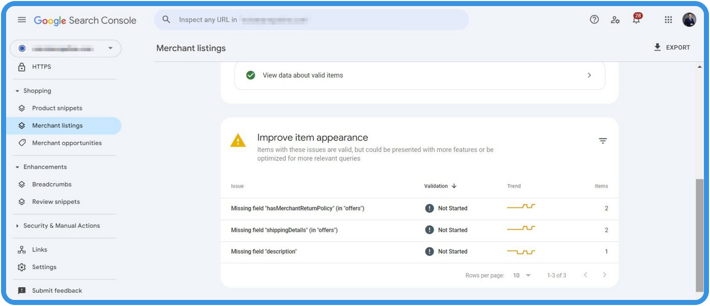 如何使用search console